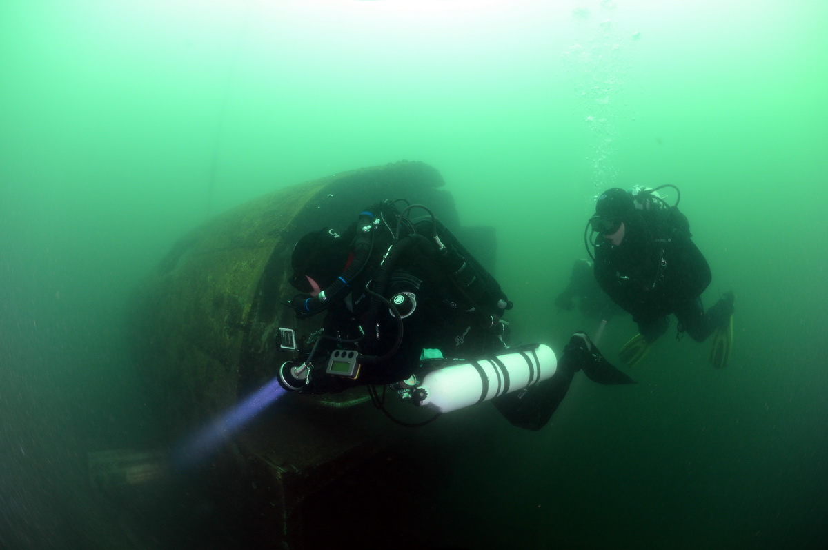 Dirk op rebreather