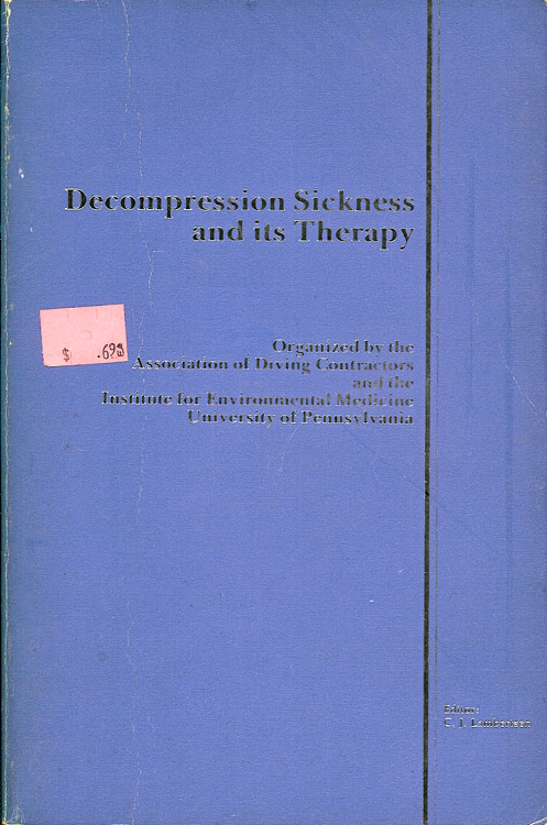 Decompression sickness and its therapy