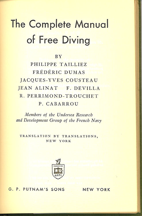 The Complete Manual of Free Diving