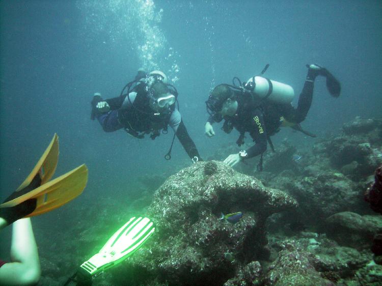 Francois and me at Manta Point