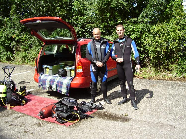 A bit time to relax after the first dive of the day