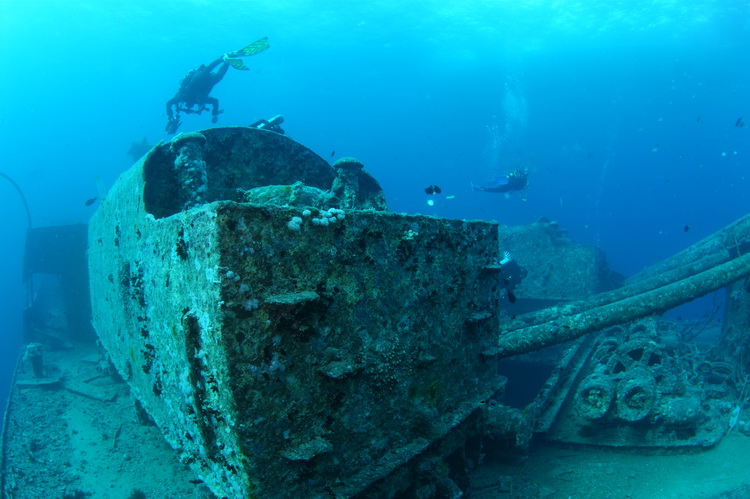 Wagon op de Thistlegorm