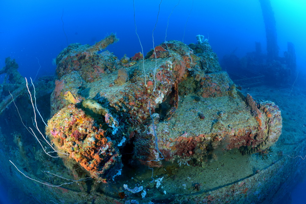 Tank op de San Francisco Maru